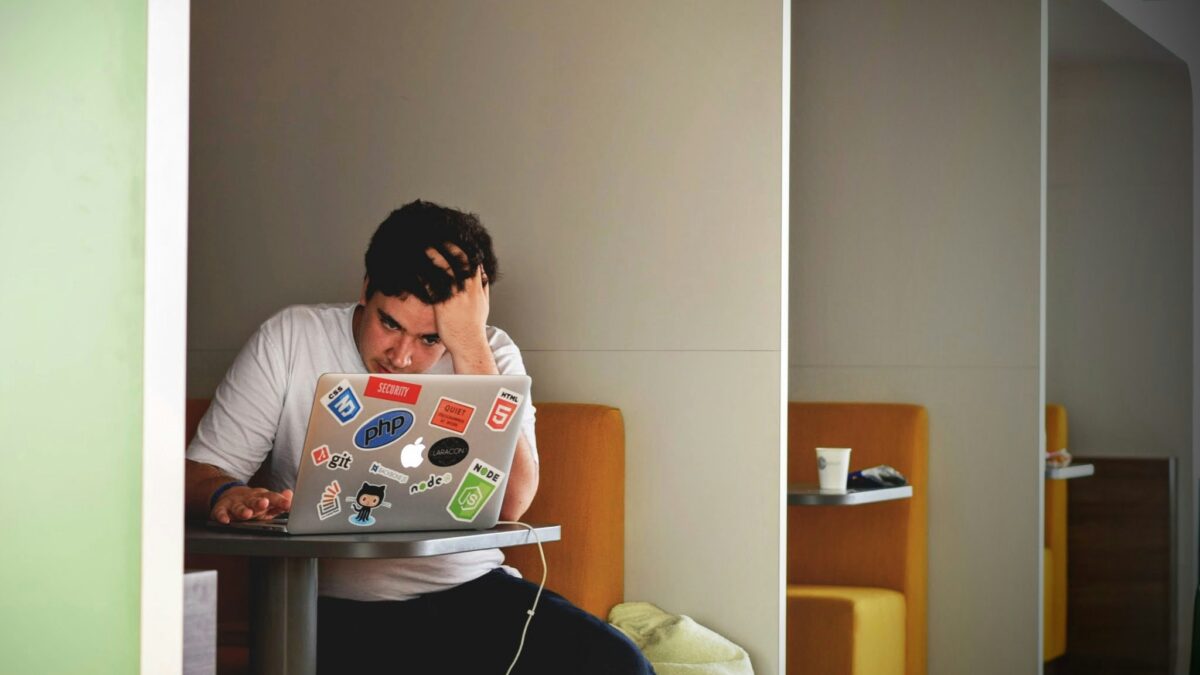 Student with Laptop