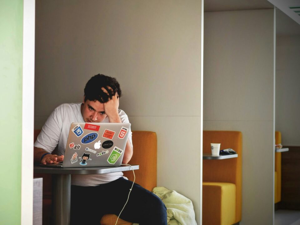 Student with Laptop